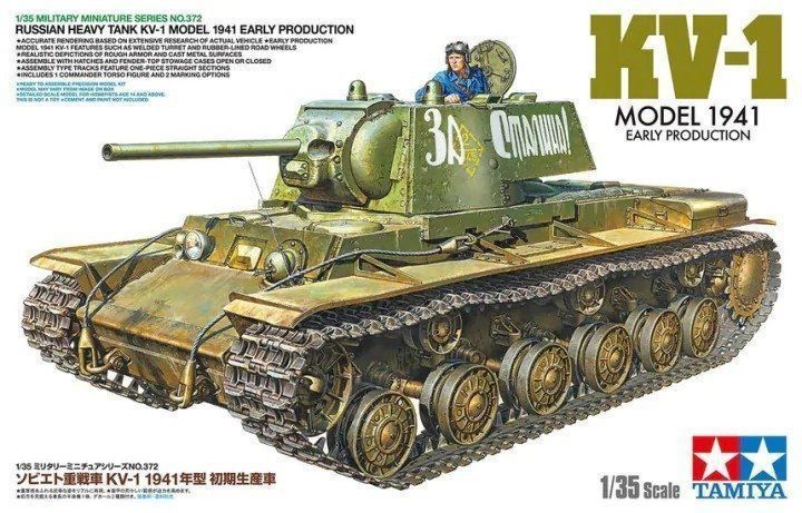 Tamiya 35372 1/35 KV-1 1941 Early model do sklejania