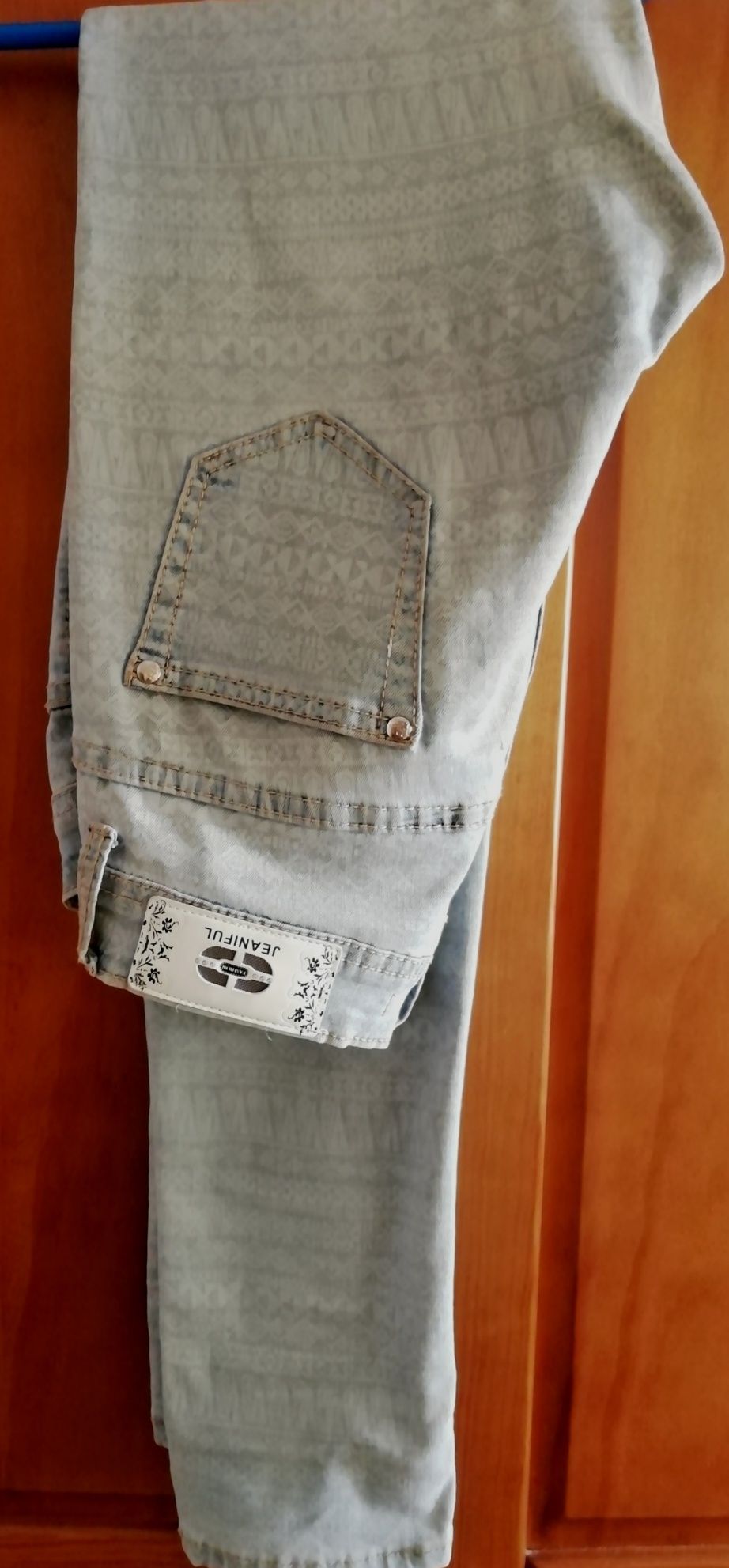 Jeans com padrão 36