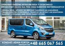 Wynajem OPEL VIVARO 9os. 2018r. Klima navi, kamera cofania czujniki