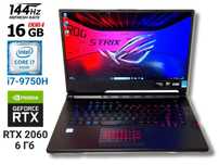 Asus ROG G531GV 144Гц і7-9750H 4.5ГГц 16/512+1Тб RTX 2060 6Гб Ігровий