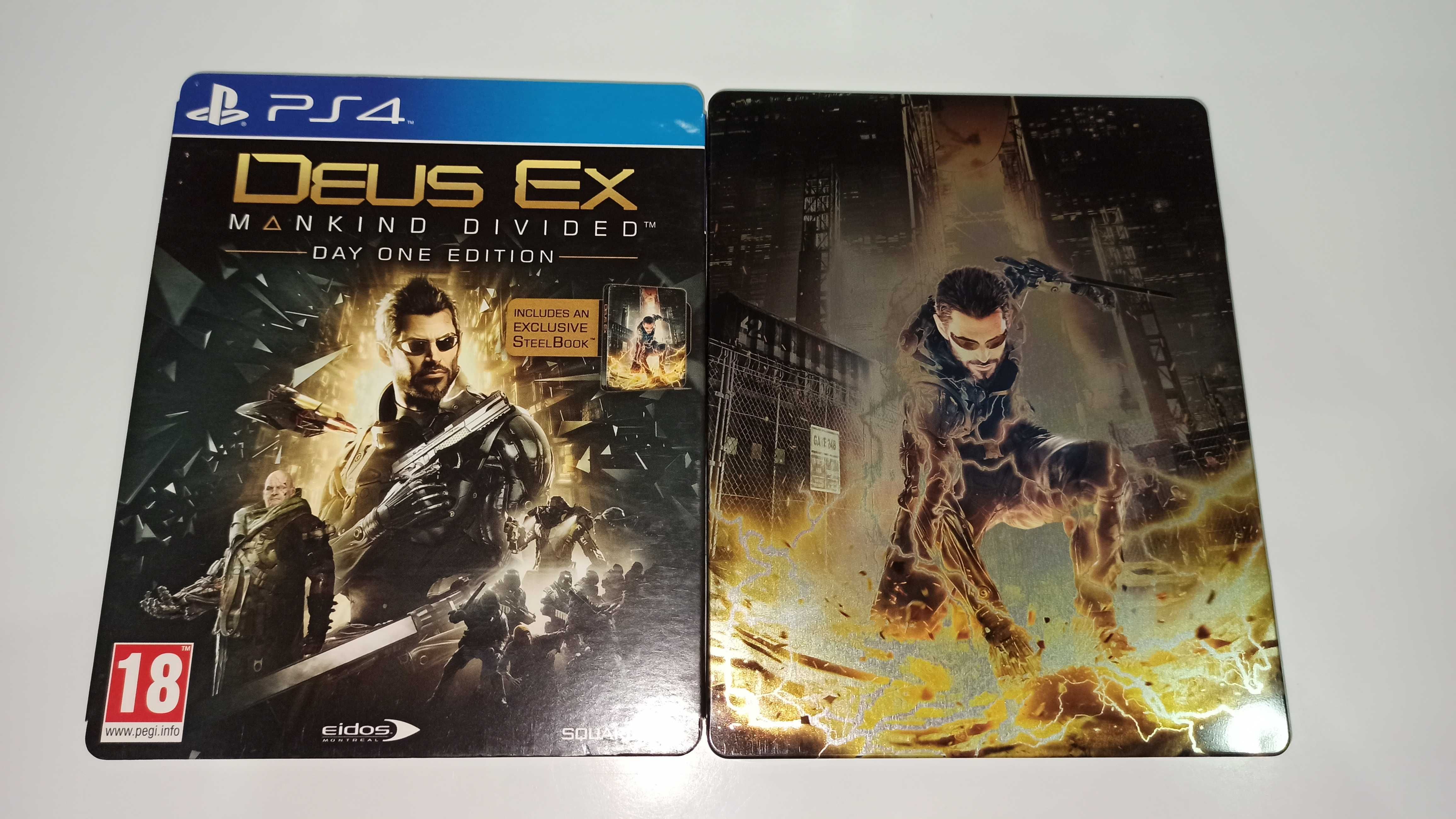 ps4 DEUS EX MANKIND DIVIDED po polsku steelbook super stan