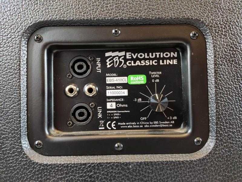 EBS ClassicLine 410 kolumna basowa 4x10"