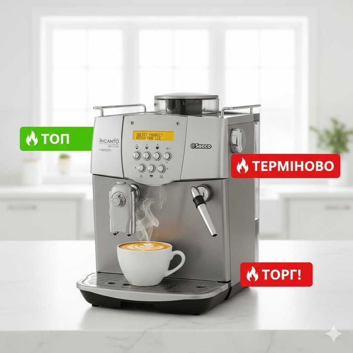 Б/У Кофемашина Кавомашина  Saeco СРОЧНО! ТЕРМІНОВО! ТОРГ!