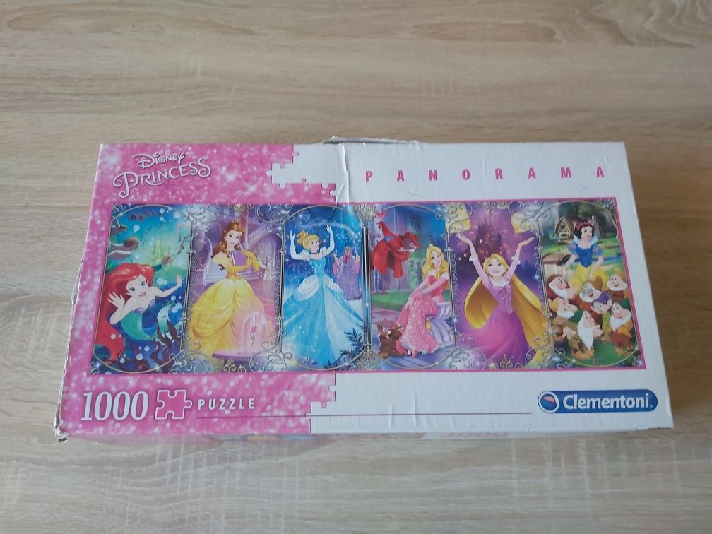 Пазлы clementoni disney princess panorama - 1000 шт