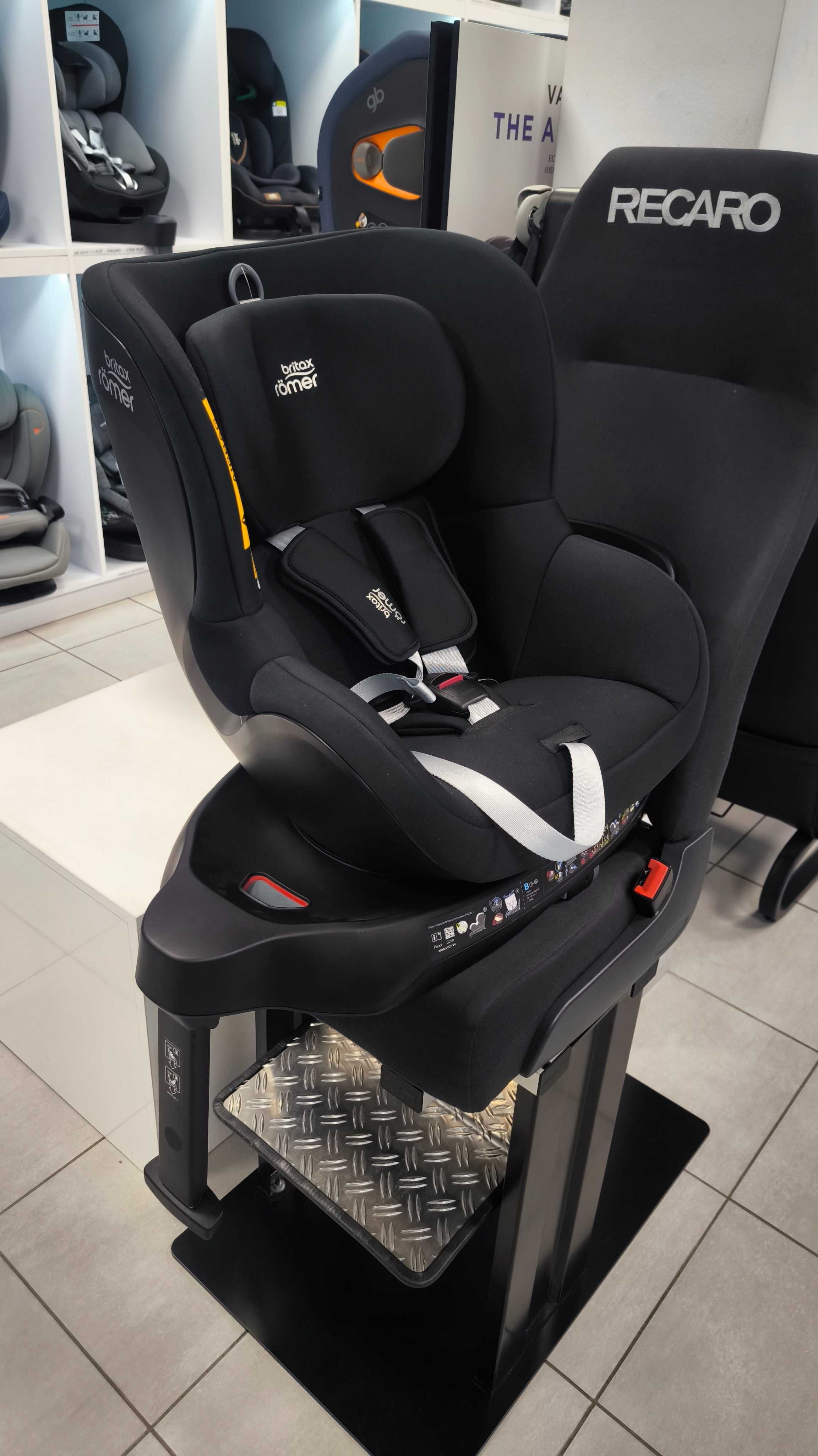 BRITAX ROEMER DUALFIX M PLUS fotelik obrotowy do 105cm/18kg 4*ADAC