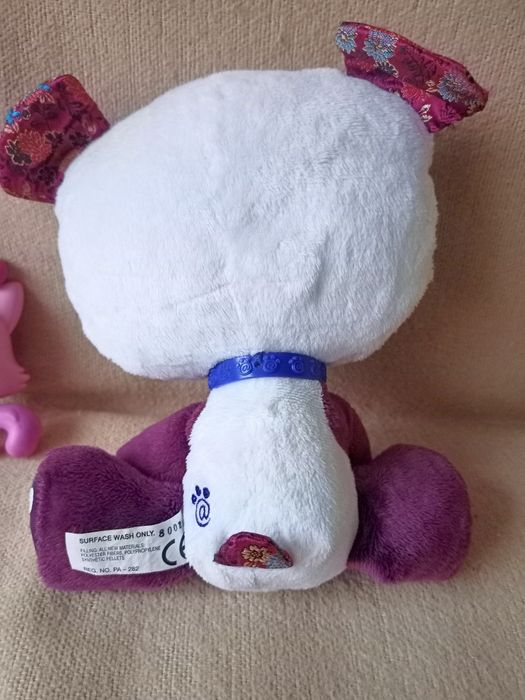 LITTLEST PET SHOP figurka kotek interaktywny miałczący + panda pluszak