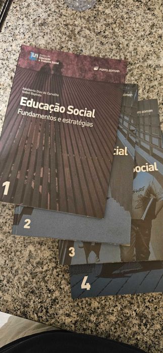 Conjunto livros educação social