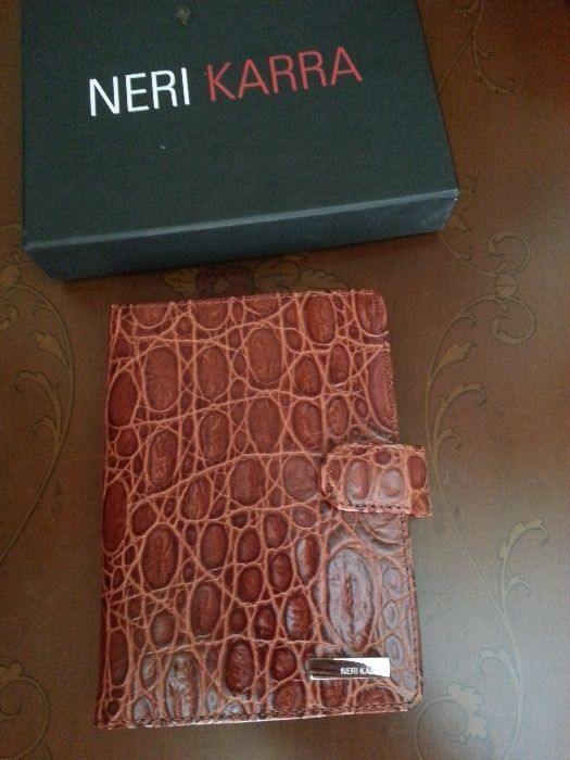 ВИЗИТНИЦА бренда Neri Karra из натуральной кожи - ДОСТОЙНЫЙ подарок !