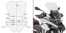 Вітрове скло Givi D8703ST Benelli TRK502 17-22 X 18-22 ветровое стекло