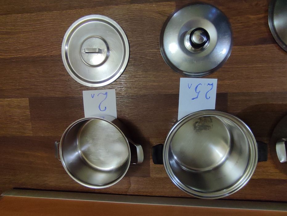 Кастрюля нержавейка СССР ,2 л  ,2,5 л, 4 л