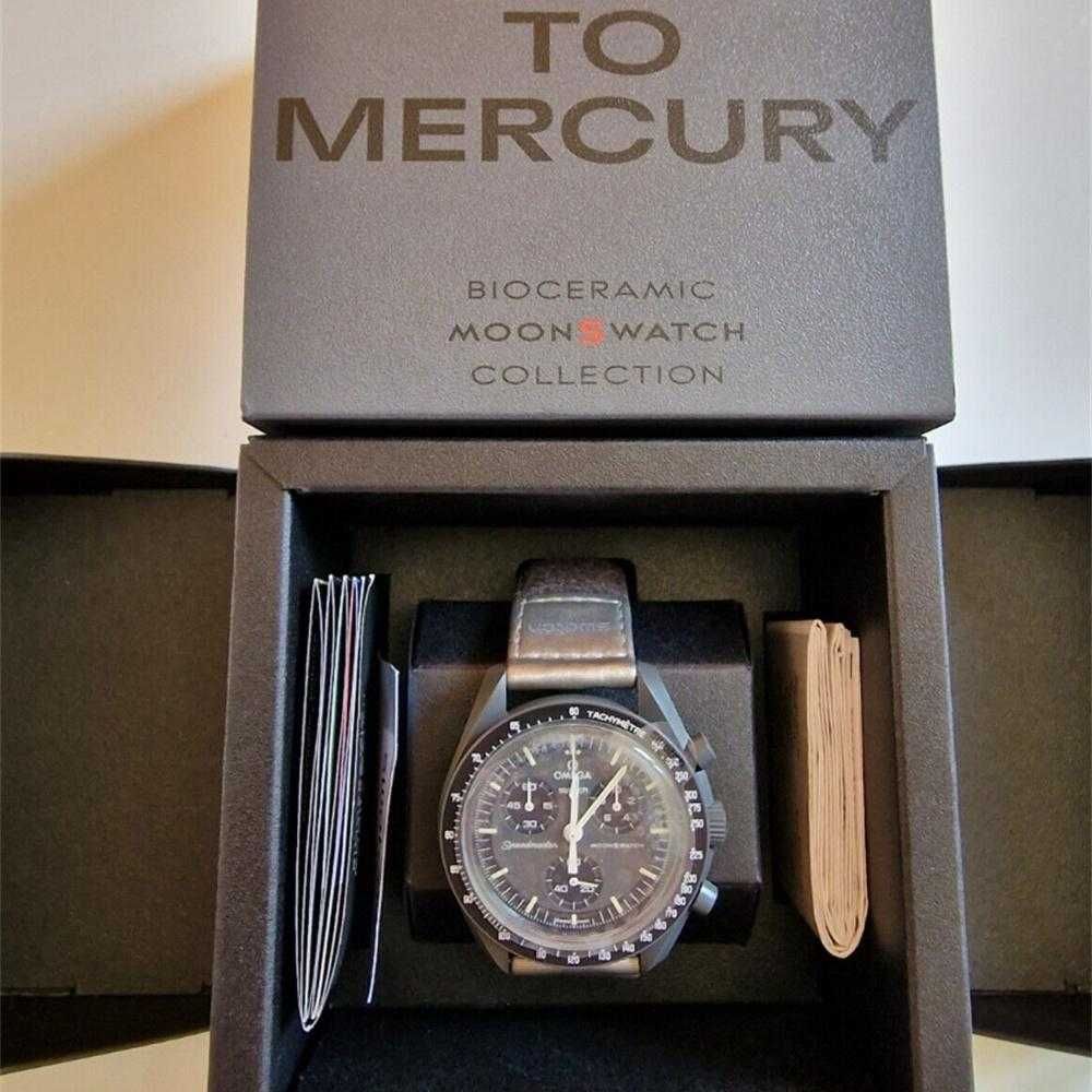 Omega x Swatch Mercury SO33A100 - Black Friday Promocja 2025