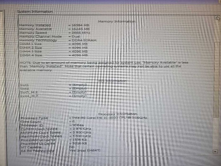 Dell Optiplex 5060  Intel Core i5 8Gen 16GB RAM SSD 256 GB Win 11 Pro