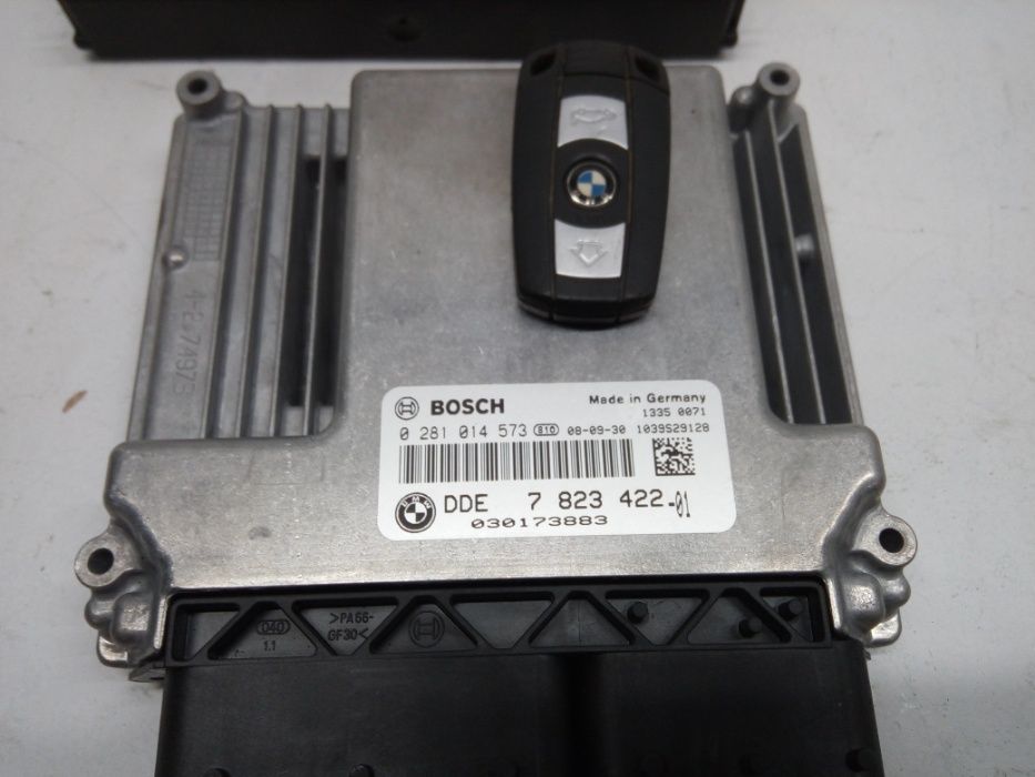 BMW E90 E91 E87 E81 E88 N47D20C komputer kluczyk cas komplet start