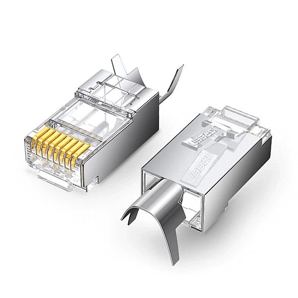 Ugreen 10x modularny wtyk wtyczka RJ45/8P8C Cat 6A / 7 (70316)
