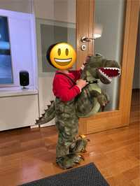 Disfarce dinossauro T-Rex criança 2/4 anos