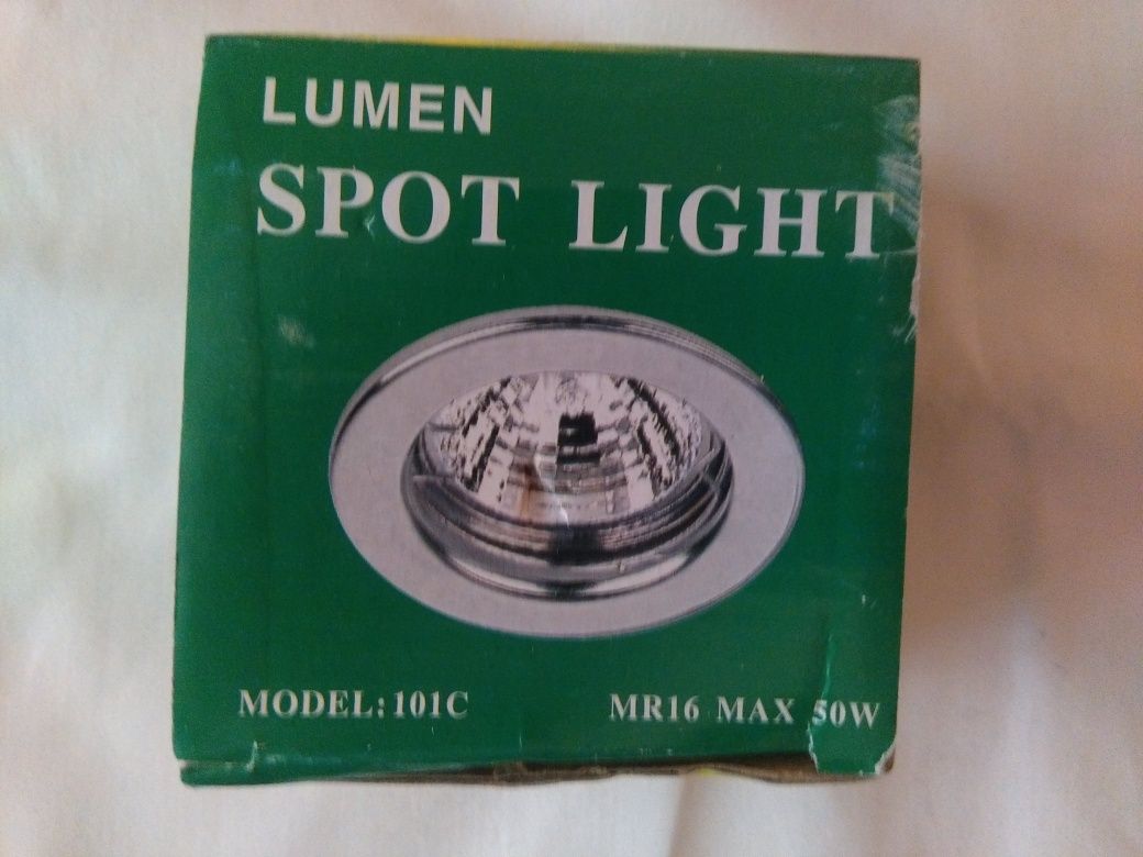 Потолочные плафоны для ламп MR16 белые Lumen Spot Light Model 101C