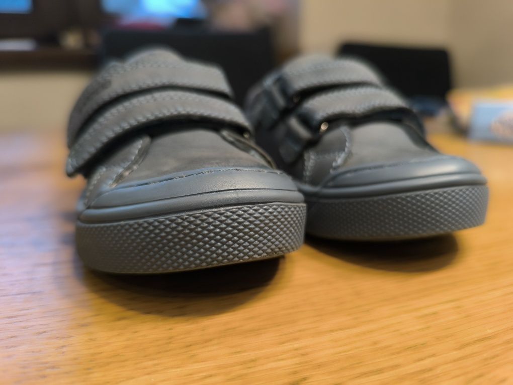 Półbuty Lasocki Kids 23 skórzane niebieskie adidasy