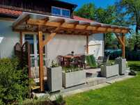 Zadaszenie tarasu 6x3, pergola tarasowa, taras poliweglan, montaż