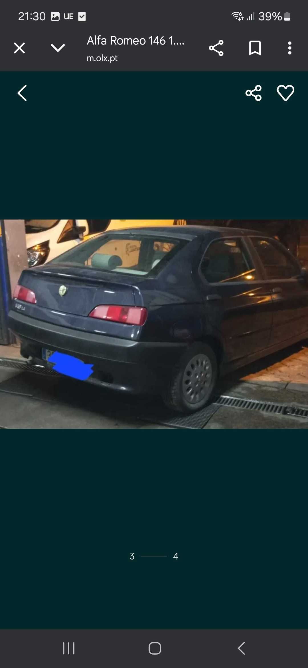 Alfa Romeo 146. 1.4 motor boxer