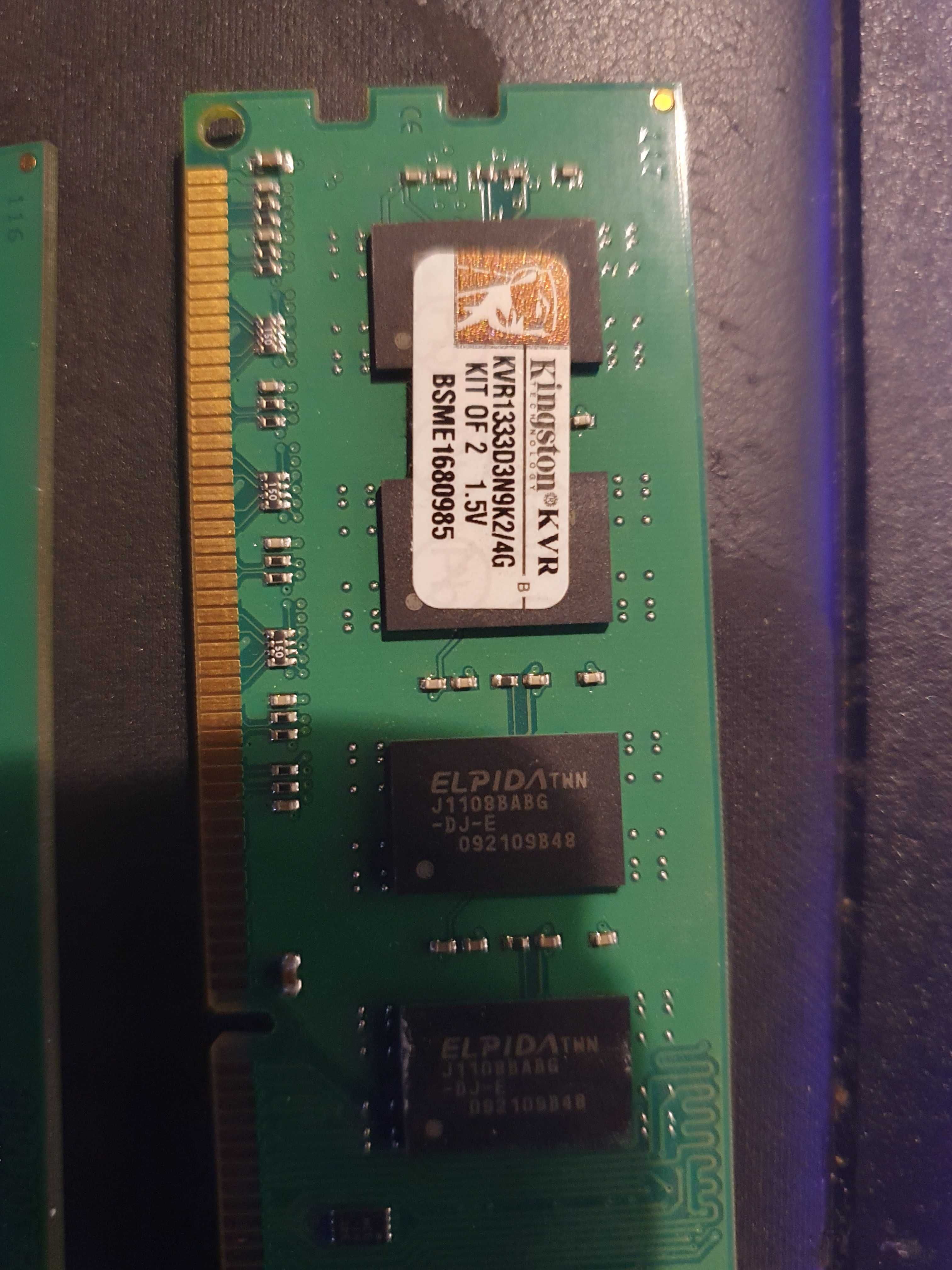 Pamięć DDR3 4x 4 GB łącznie 16 GB