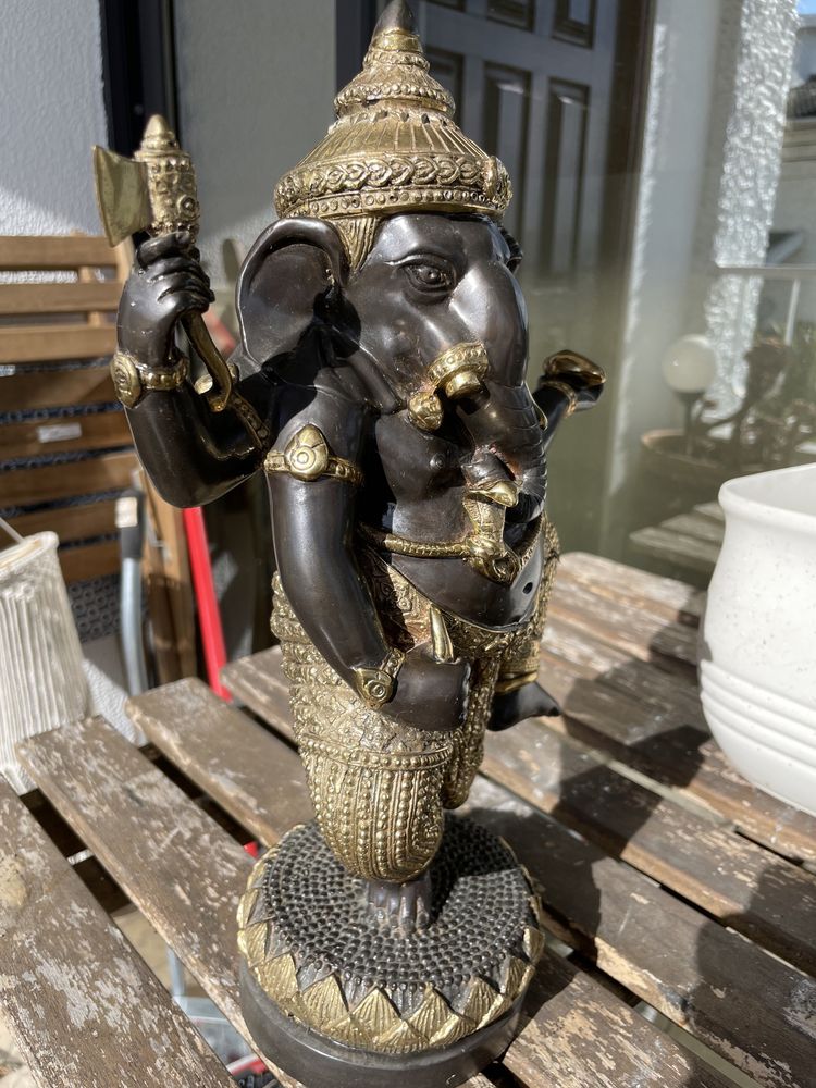 Ganesha, estatua em bronze