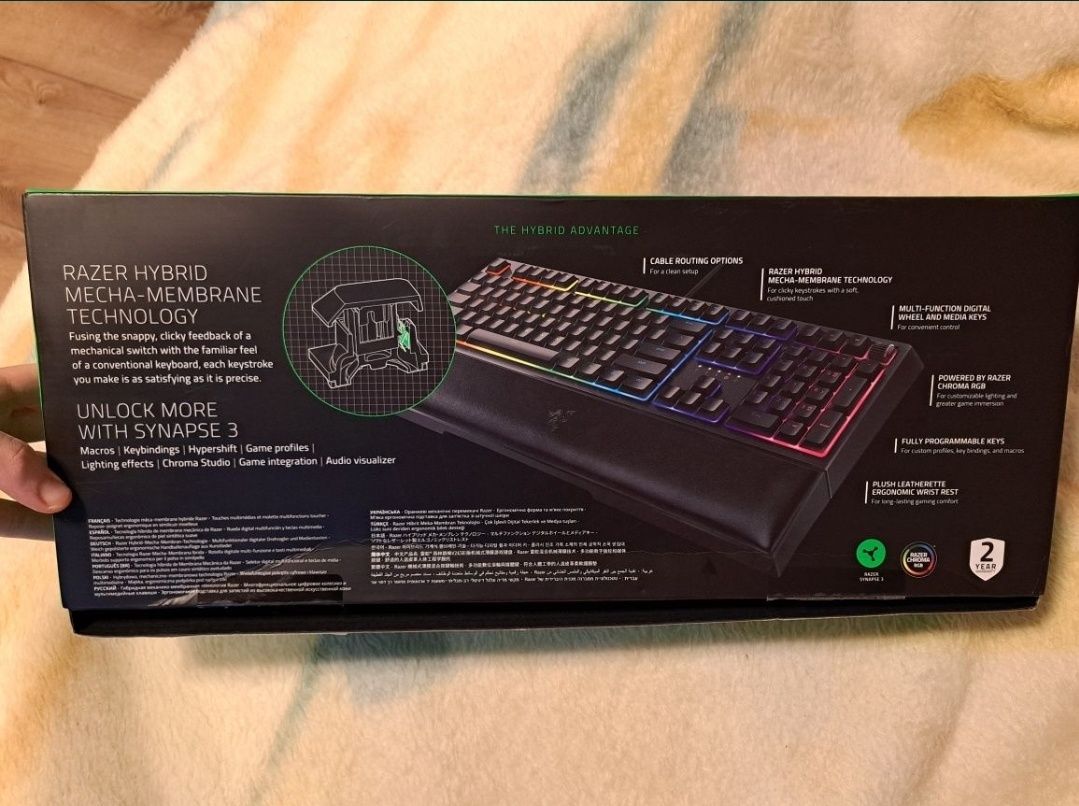 Klawiatura do komputera -  Razer Ornata V2