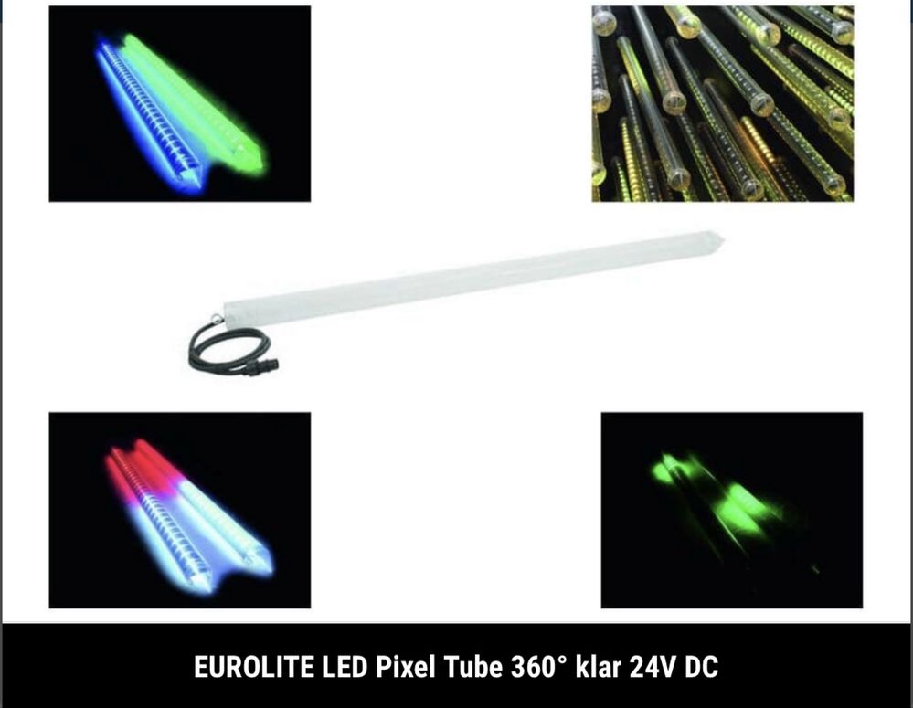Tuba LED EUROLITE Pixel 360° 2 sztuki