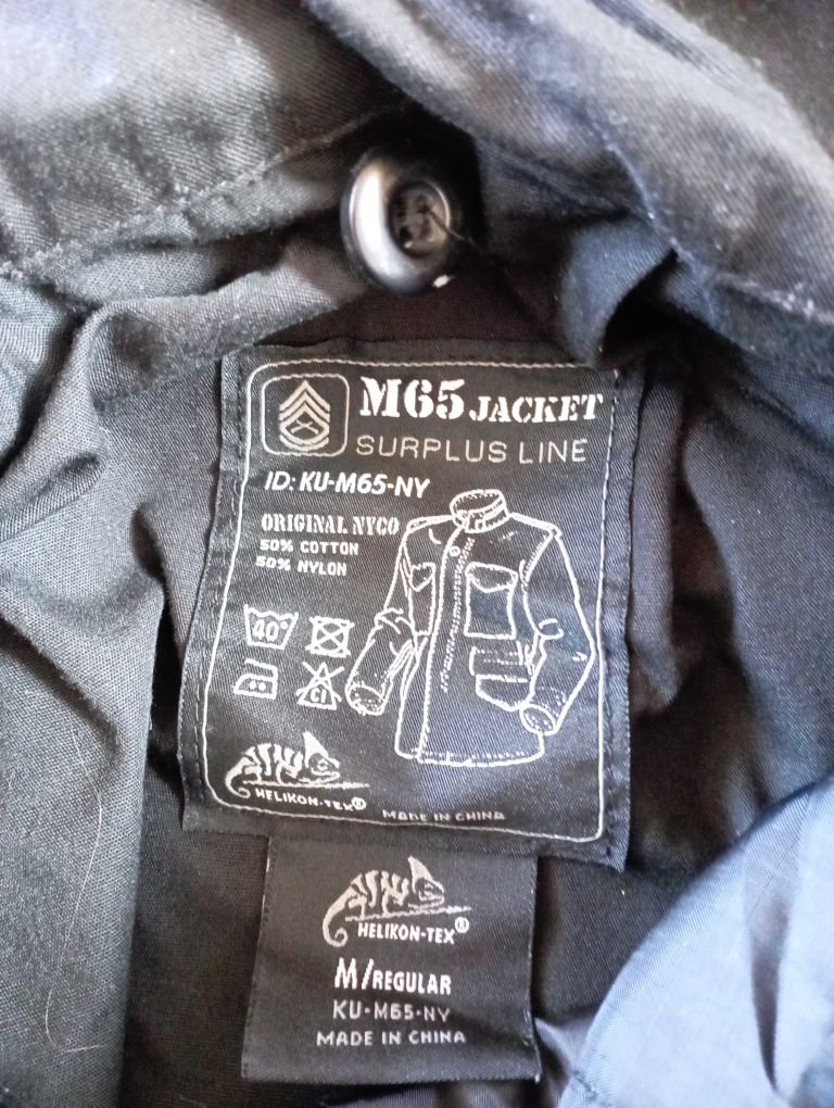 Kurtka M65 Helikon Czarna rozmiar M