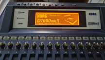 mikser i rejestrator  8 kanałowy Korg D1600mkII, dysk i nagrywarka