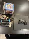 Ps3 slim + jogos e acessórios