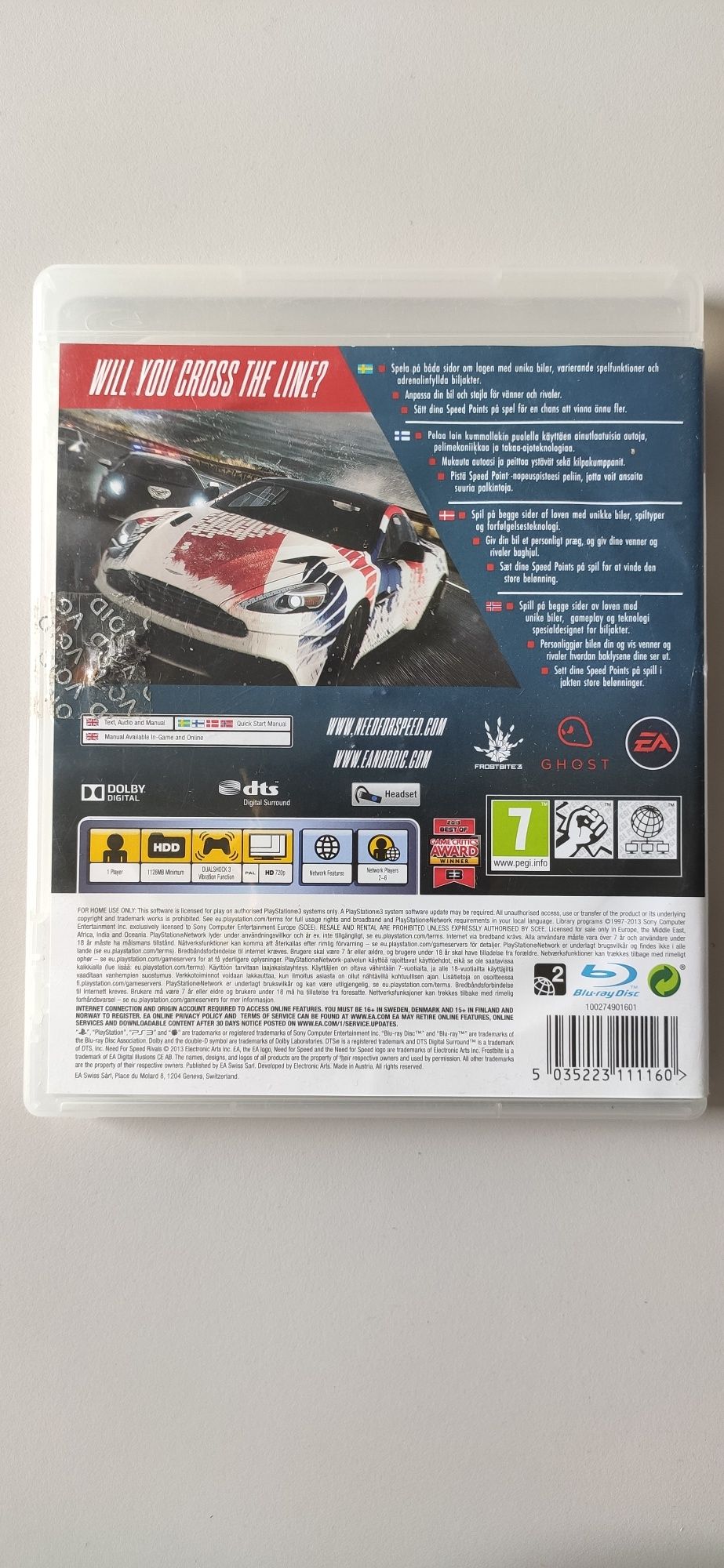 Need for speed rivals ps3