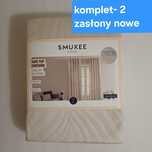 Zasłony welwetowe aksamitne NOWE beż