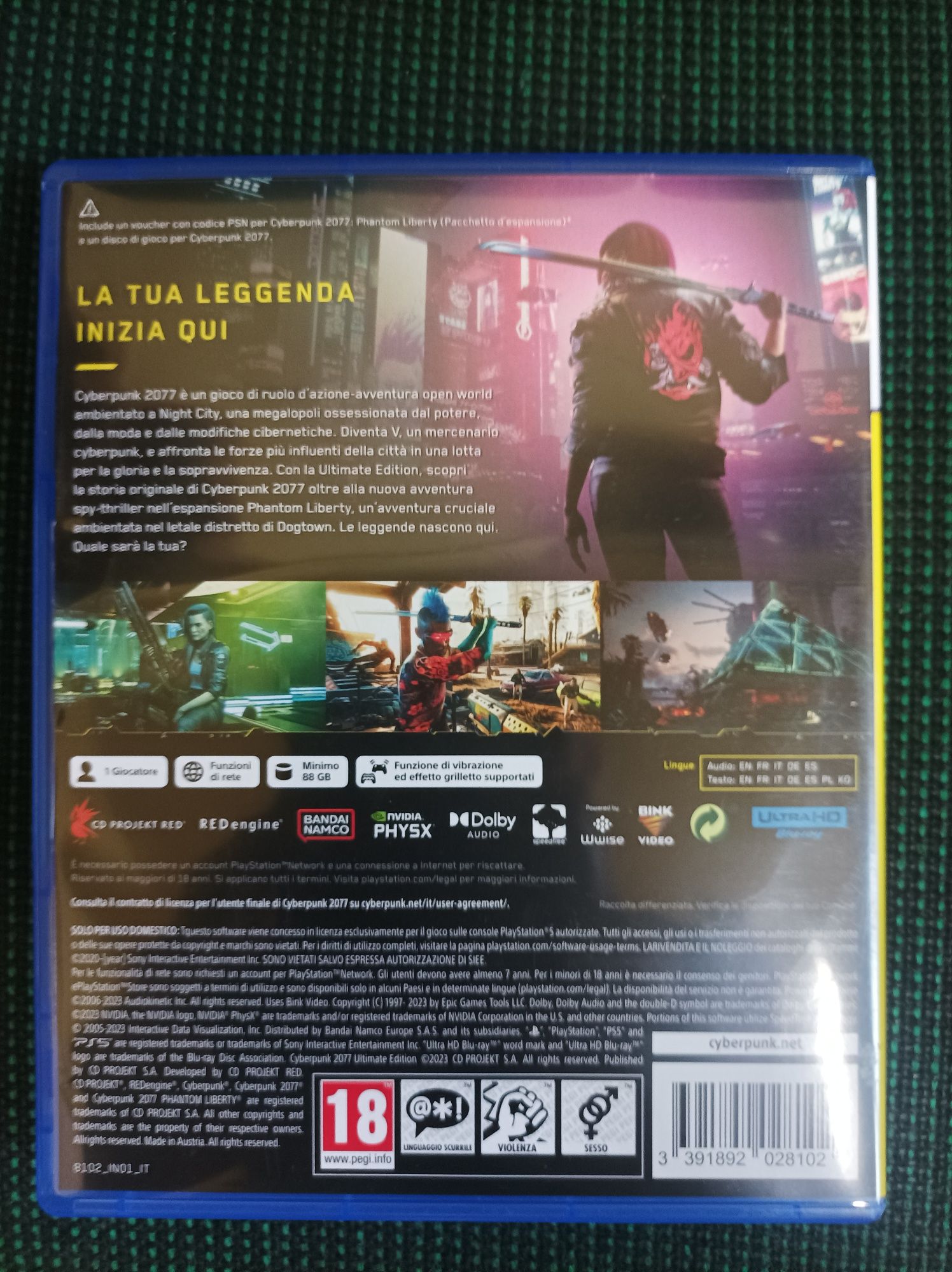Gra cyberpunk 2077 ultimate edition ps5 pl