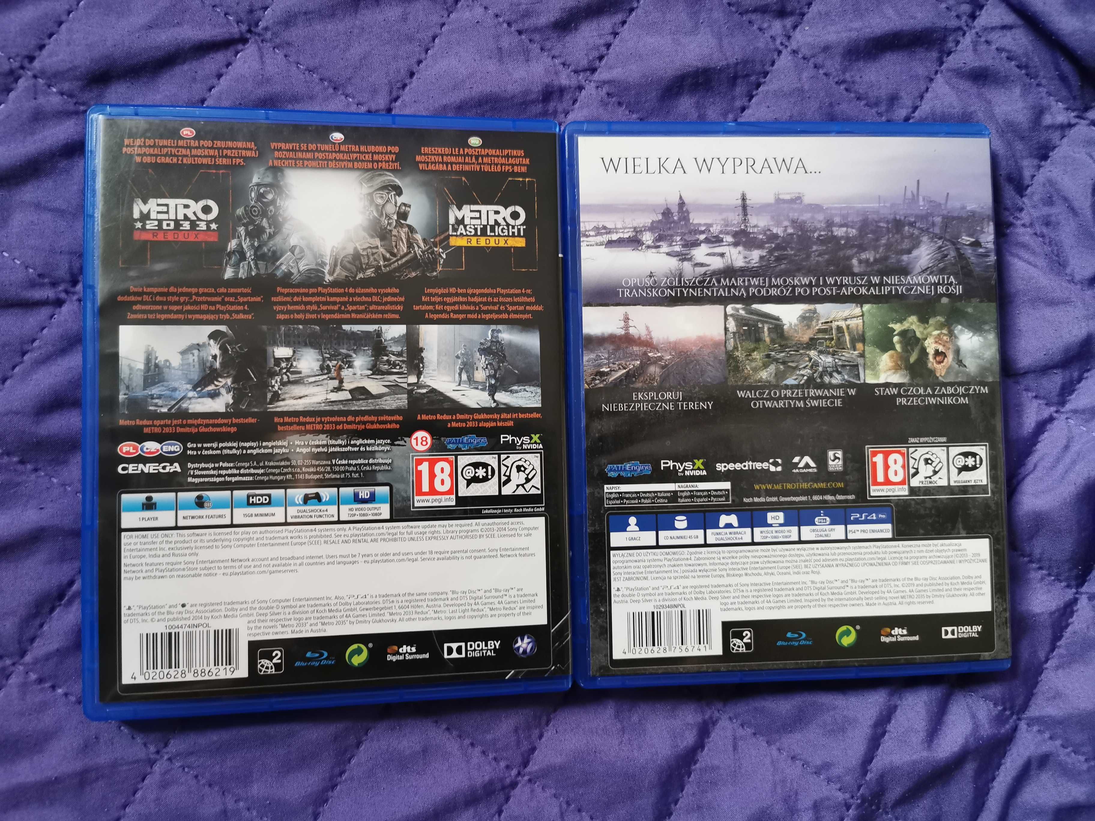 METRO Collection - 3 GRY - PL - PS4