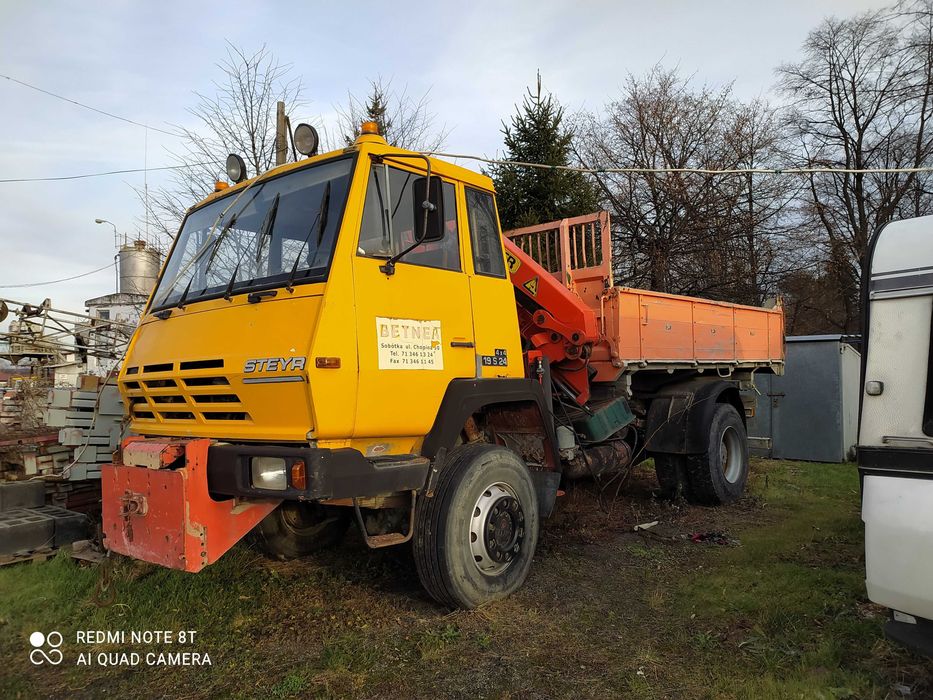 Steyr 4x4 19s24 wywrotka hds palfinger zamiana