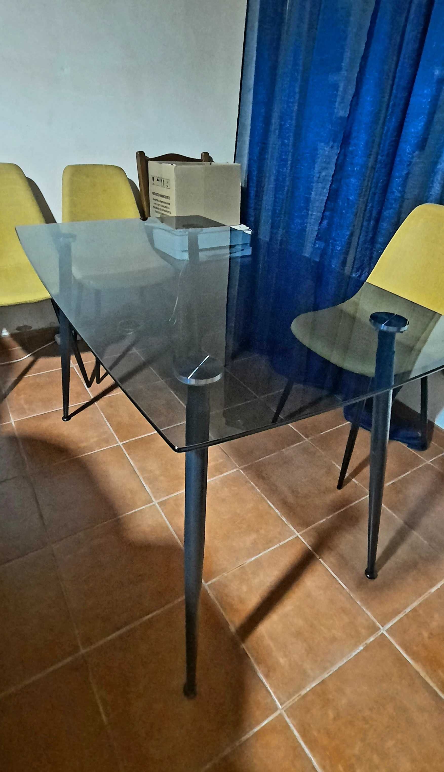 Mesa de vidro 70x120