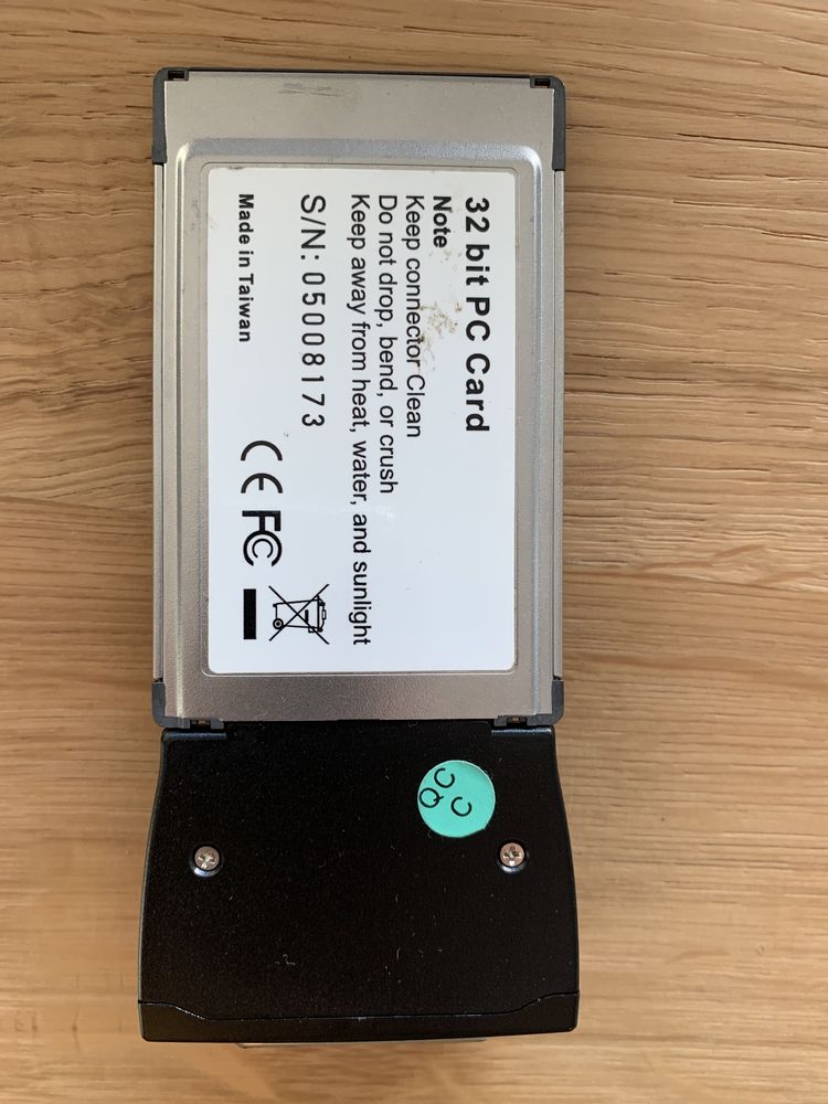 Adaptador CardBus PCMCIA 2x RS232 PC Card