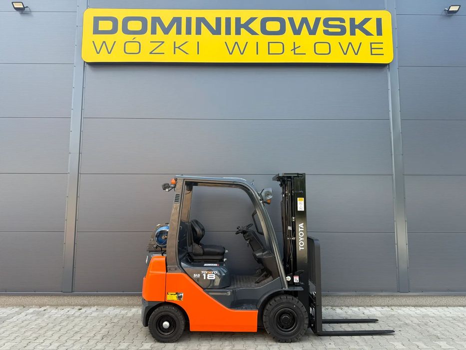 Toyota 02-8FGF18  wózek widłowy 2016R. LPG triplex WYNAJEM SPRZEDAŻ SERWIS