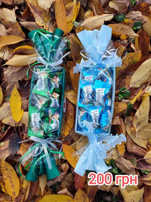 Солодкий букет з цукерок