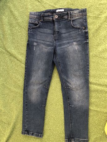 Spodnie jeansy slim 134cm sinsay