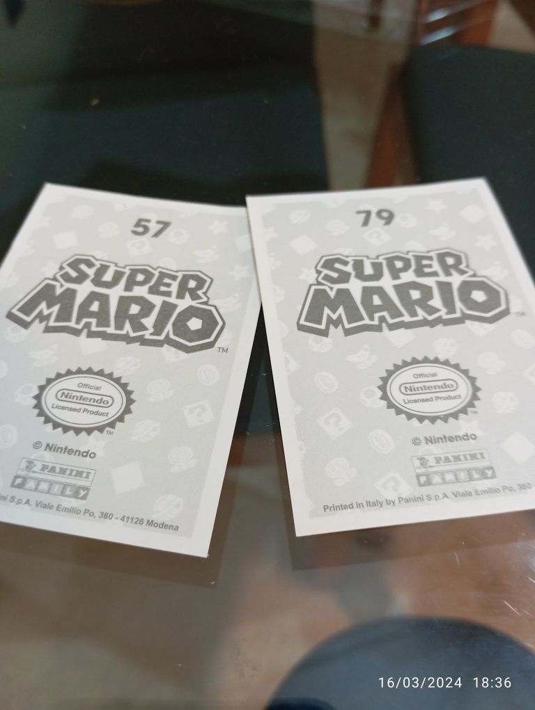 Cromos super Mario