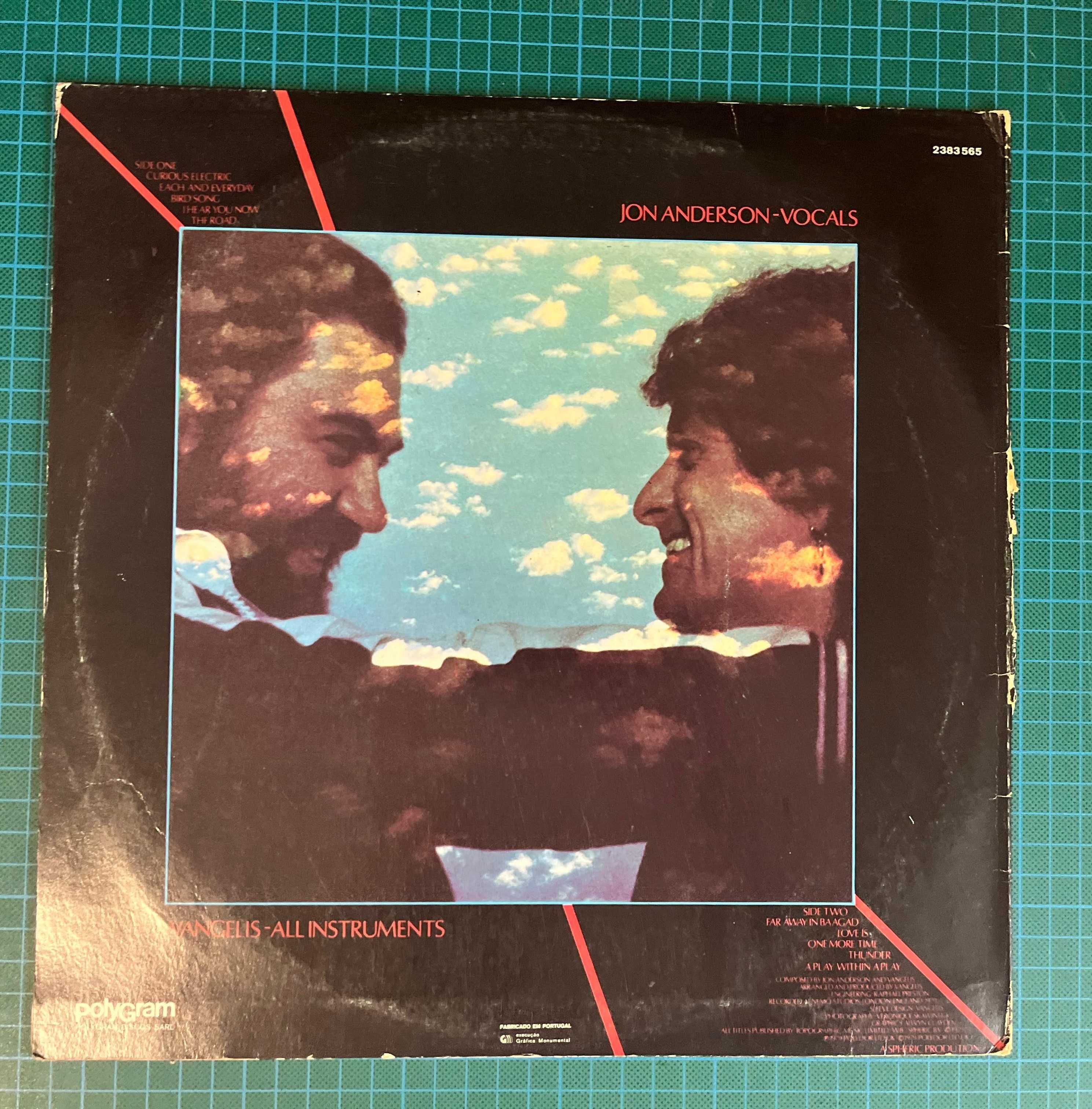 Lote 4 Vinis LP – Jon & Vangelis, Glenn Miller e Cocteau Twins