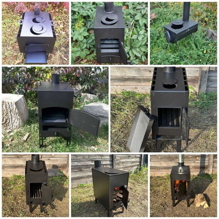 Виробництво. Буржуйка,Піч на дровах