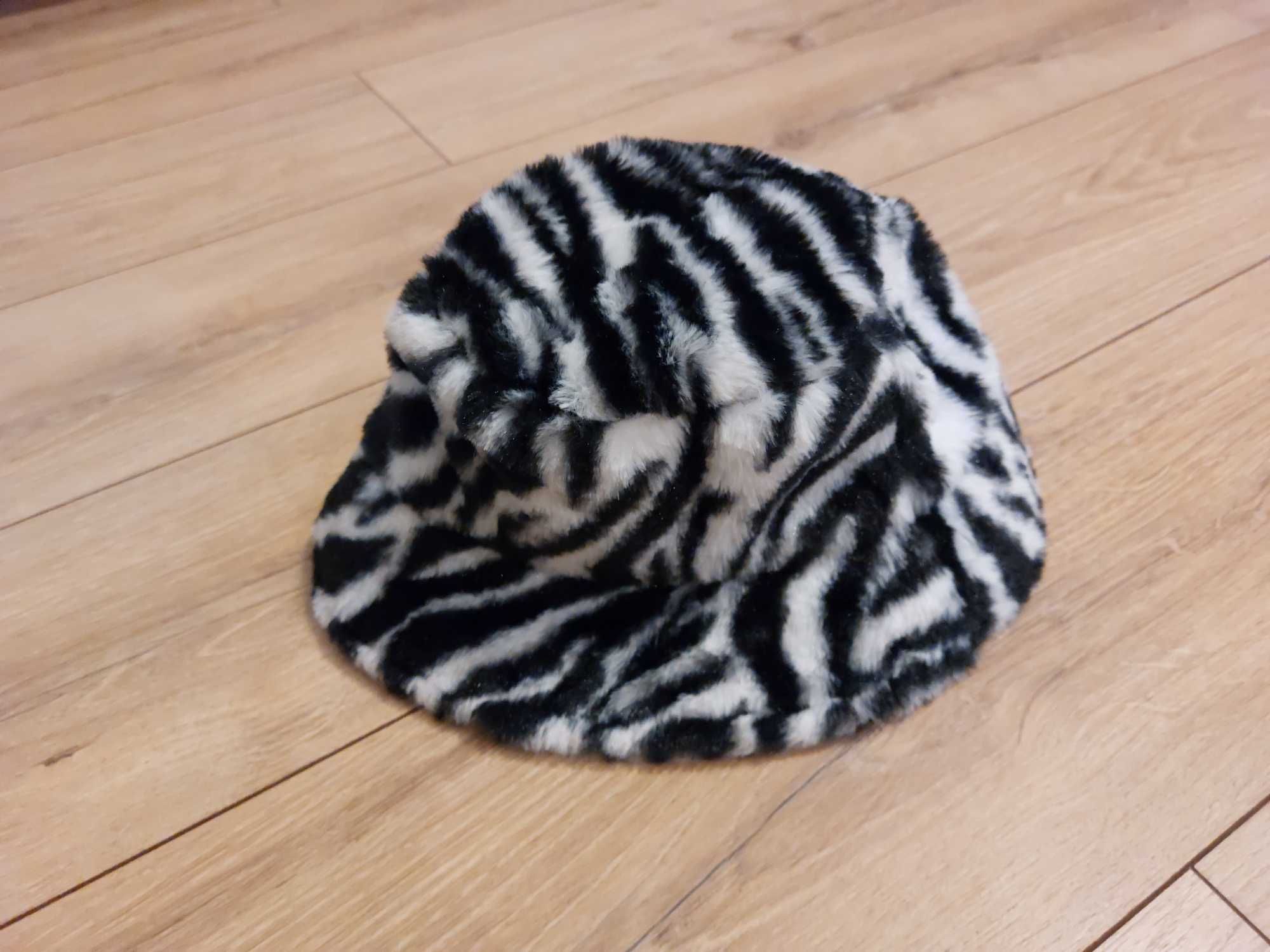 Kapelusz Bucket Hat Zebra Unisex Rozmiar Uniwersalny NOWY