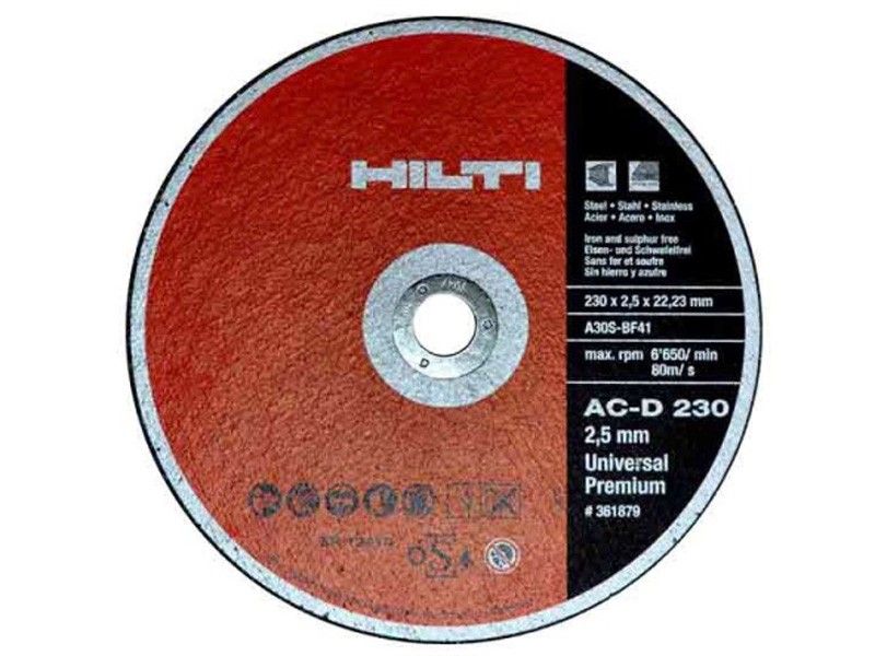 Отрезной диск HILTI AC-D 230 UP 2.5 mm