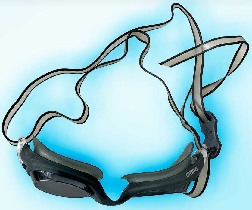 Óculos de Natação Arena Venture II Training, Cinza,  Novos