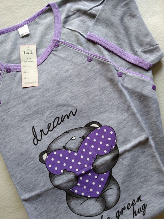 Koszula ciążowa XL 42 do szpitala porodu karmienia odpinana rozpinana