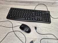 комплект клавіатура Logitech K120 + миша Logitech M100