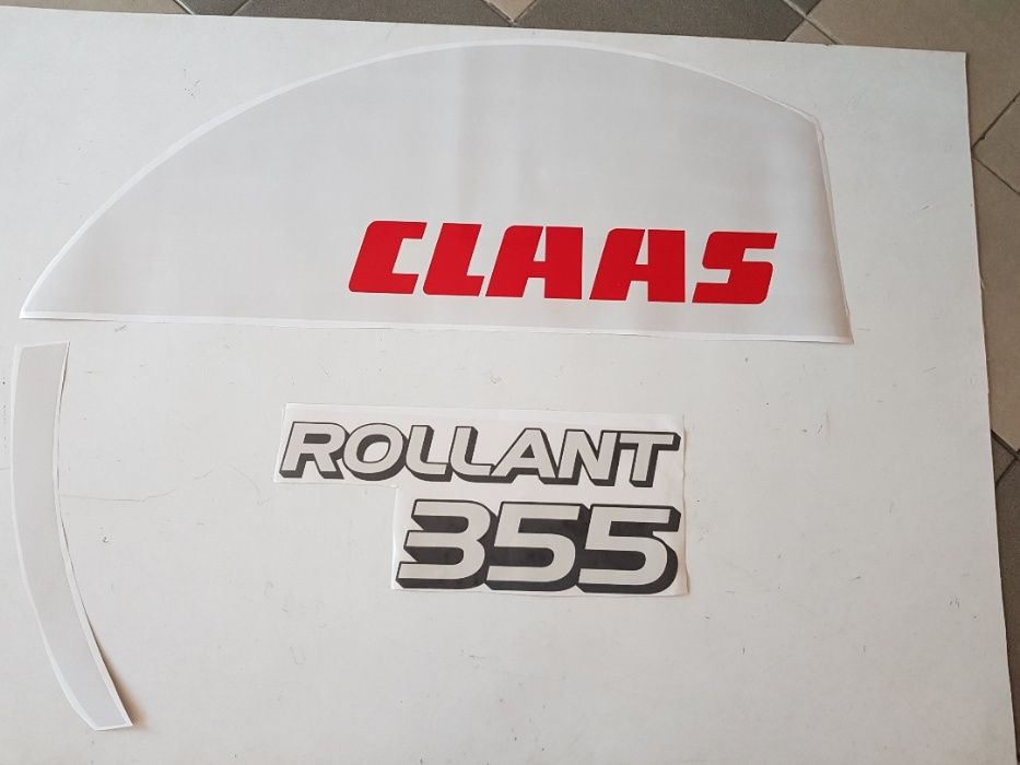 naklejki claas rollannt 355 inne modele