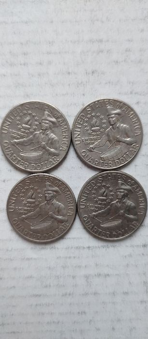Quarter dollar 4 szt